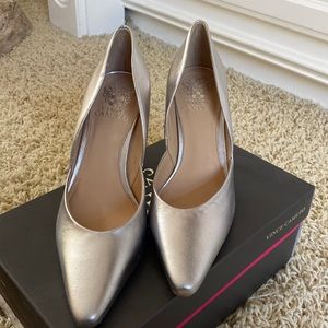 Vince Camuto metallic heels